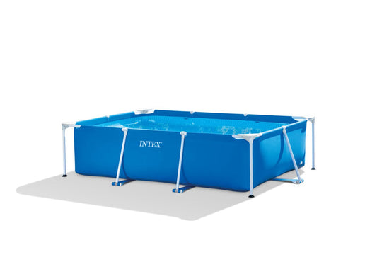 INTEX 28272NP კარკასული აუზი ოთკუთხედი 3x2x0.75მ .